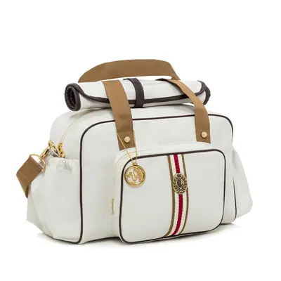 Bolsa Maternidade Lequiqui Oxford Grande - Branca