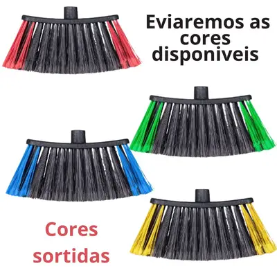 04 Vassoura Economy Multiuso Sem Cabo Bettanin Superpro Sort