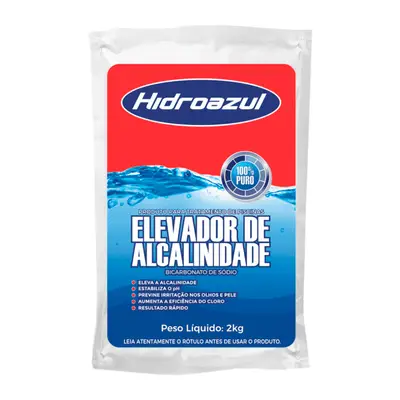 Alcalinizante Elevador Alcalinidade Piscina 2kg Hidroazul