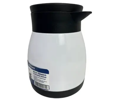 Bule Inox Elegance Garrafa Térmica Para Chá Café Água 500ml Branco