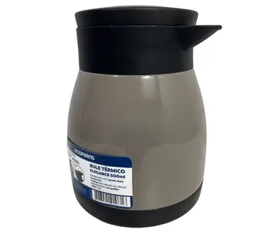 Bule Inox Elegance Garrafa Térmica Para Chá Café Água 500ml Fendi