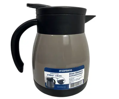 Bule Inox Elegance Garrafa Térmica Para Chá Café Água 500ml Fendi