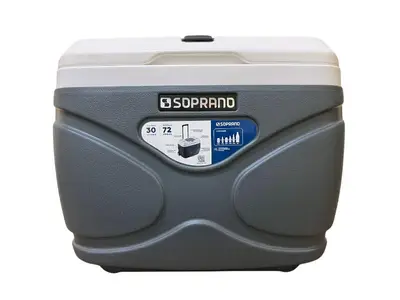 Caixa Térmica Everest Cinza 30l Eficiência Térmica 72 Horas