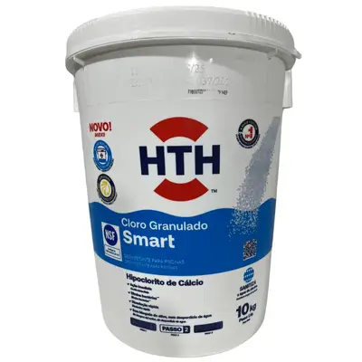 Cloro Hth Smart Balde 10kg Granulado Puro Hipoclorito 40 %