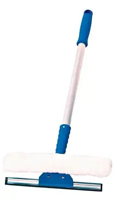 Combinado Limpa Vidros 2 Em 1 25 Cm Com Cabo Bralimpia Cb250