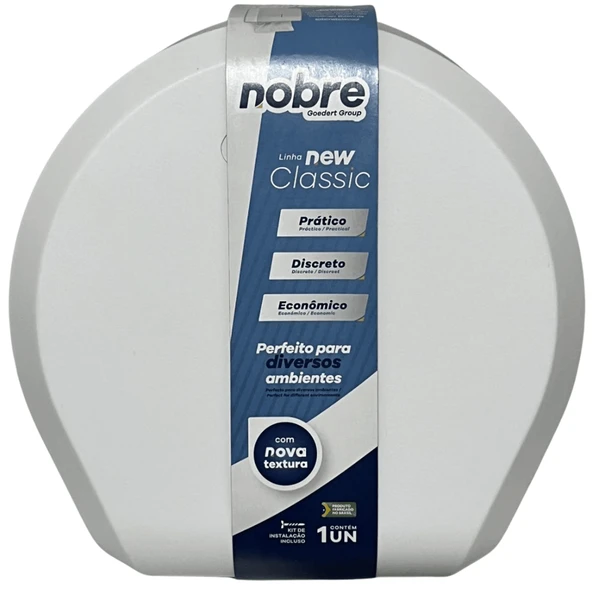 Dispenser Porta Papel Higiênico Rolão New Classic Branco