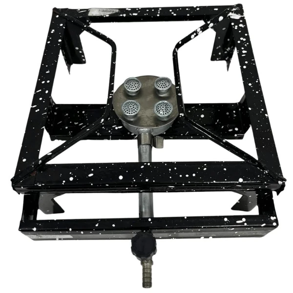 Fogão 1 Boca Alta Pressão Mesa Esmaltado Suportel