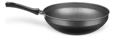 Frigideira Antiaderente Wok 24cm 2,8l Cor Grafite