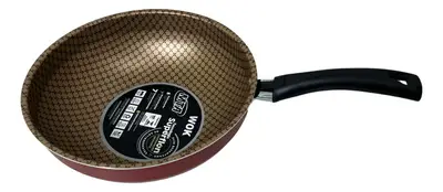 Frigideira Panela Wok Antiaderente 24cm 2,8l Mta Cereja