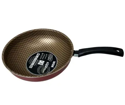 Frigideira Panela Wok Antiaderente 24cm 2,8l Mta Cereja