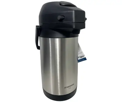Garrafa Termica Pressão Inox Soprano Excelence 2,5 Lt