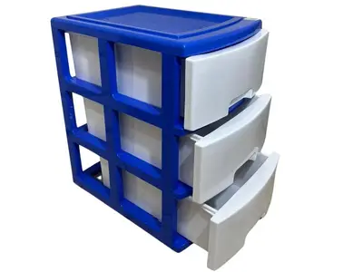 Gaveteiro Organizador 3 Gavetas Plasnorthon Resistente 6040
