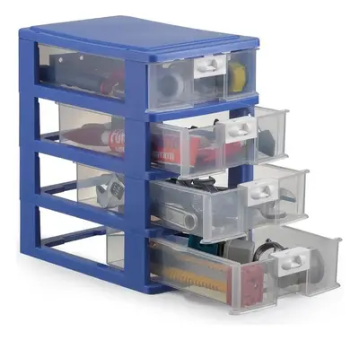 Gaveteiro Organizador 4 Gavetas Plasnorthon Resistente 6012