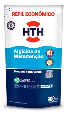 HTH Algicida Manutenção Previne Água Verde 900ml