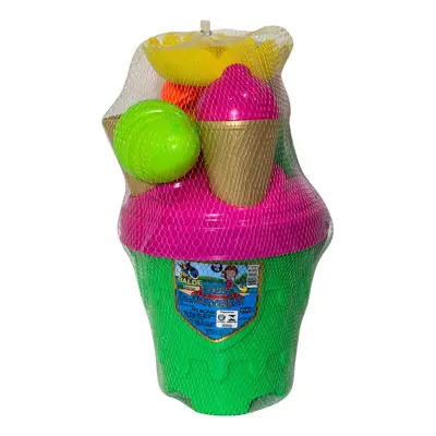 Kit Baldinho Brinquedos De Praia Para Criança Balde Sorvetão