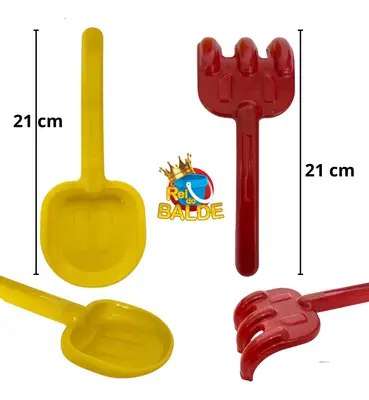 Kit Regador Infantil Areia Praia 7 Acessórios Rei Do Balde