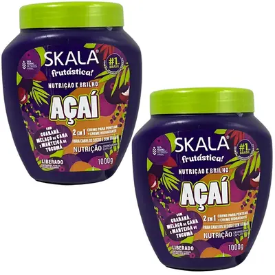 Kit Skala Creme Pote 01 kg Açai 2 em 1 02 Und