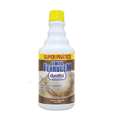 Limpa Ferrugem Paredes Pisos Porcelanatos Duratto 500ml