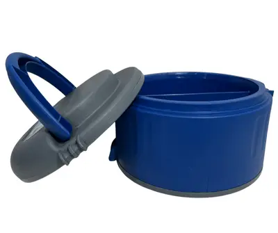 Marmita Termica Plus 1,5L Dupla C/ Alça Azul Soprano
