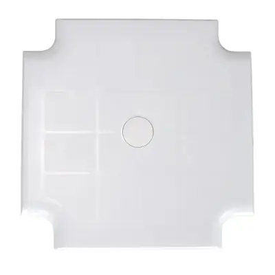 Mesa Plastica Monobloco De Apoio Pituba Branca Tramontina