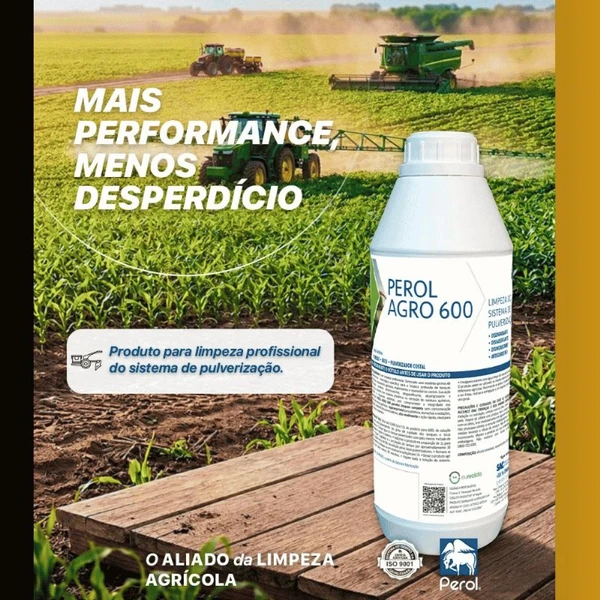 Perol Agro 600 Limpeza de Bicos e Tanques 1L
