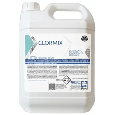 Perol Detergente Clorado Clormix 05 Lts Concentrado