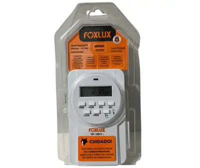 Timer Temporizador Programador Digital Bivolt Foxlux