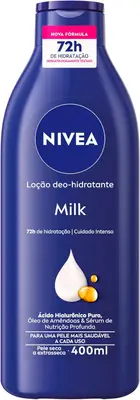 NIVEA Loção Deo-Hidratante Milk 400ml - 72h