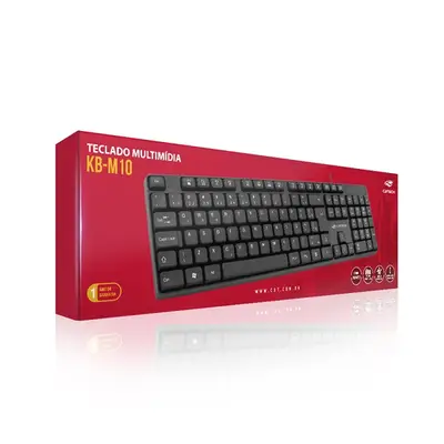 Teclado para PC e Notebook KB-M10 C3Tech