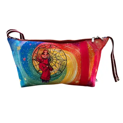 Necessaire Box Maxi Expansível Wandinha e Enid