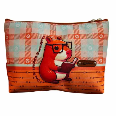 Nécessaire Slim Basic Capivara Paciência