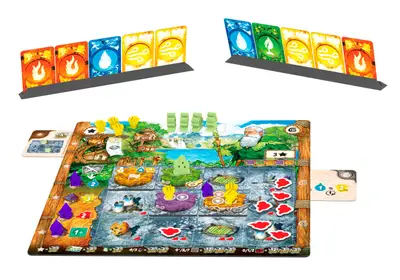 Tribes of the Wind Jogo de Tabuleiro Estratégia Até 5 Jogadores