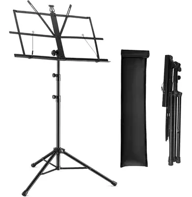 Estante de Partitura Dobrável com Bolsa - Modelo MSP-001 MXT
