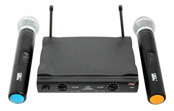 Microfones Sem Fio Dinâmico Unidirecional JWL U-585 - UHF