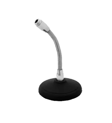 Pedestal Para Microfone de Mesa Púlpito Cromado Flexível PS2-F Visão