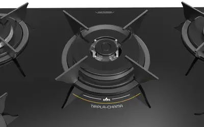 COOKTOP A GAS REALCE 5 BOCAS COM TRIPLA CHAMA