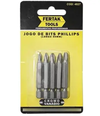 JOGO BITS PHILLIPS 05 PECAS LONGO 50MM (4827)