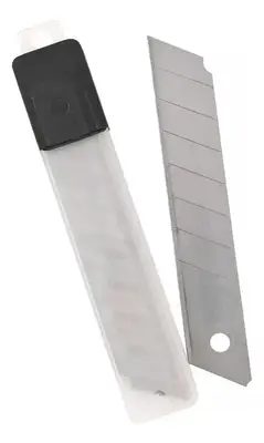 LAMINA ESTILETE 18MM C/10UN JEFGEAR