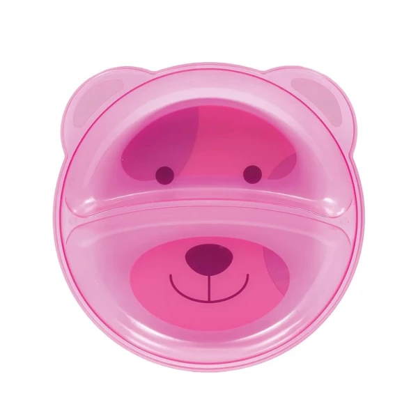 PRATO BUBA URSINHO COM DIVISÓRIA ROSA