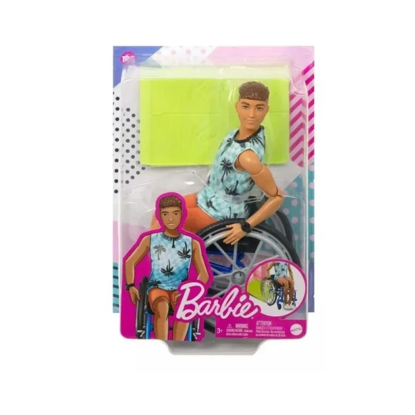 BONECO BARBIE FASHIONISTA CADEIRA DE RODAS KEN MATTEL