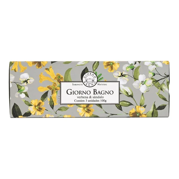 KIT GIORNO BAGNO 3 SABONETES VERBENA E SÂNDALO 100G