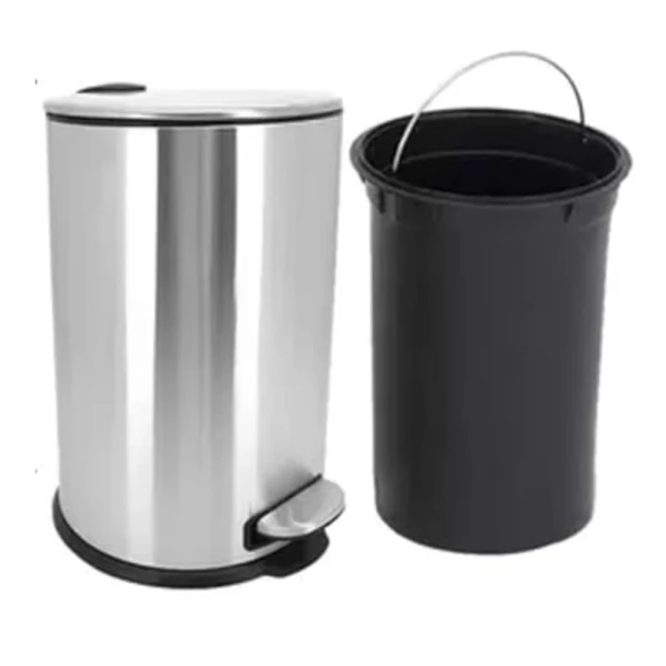 LIXEIRA DE INOX 20L COM PEDAL MIMO