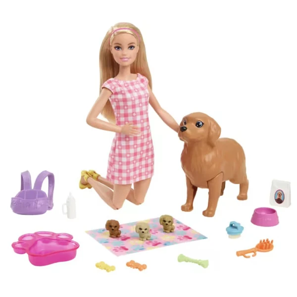 BARBIE CACHORRINHOS RECÉM NASCIDOS MATTEL