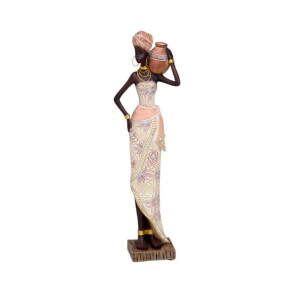 ESCULTURA AFRICANA EM RESINA MABRUK