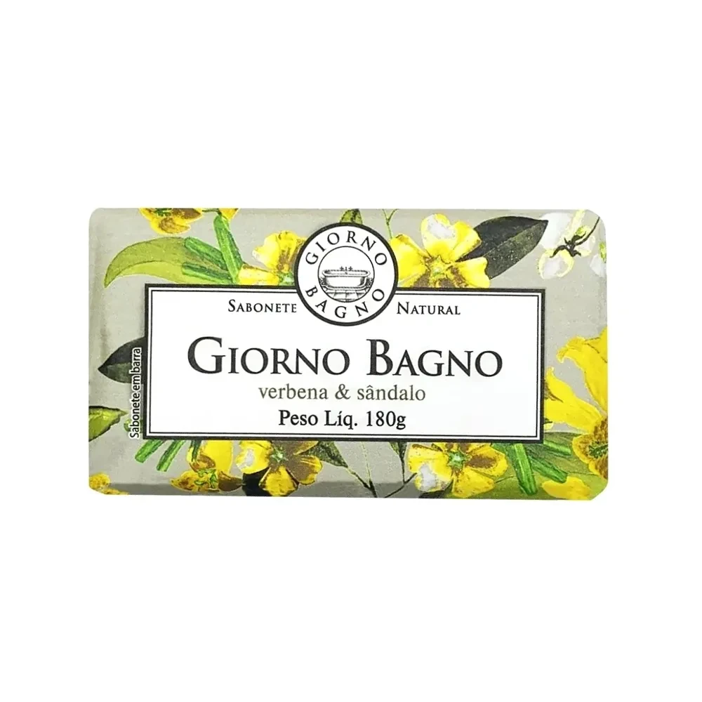 SABONETE GIORNO BAGNO VERBENA E SÂNDALO EM BARRA 180G