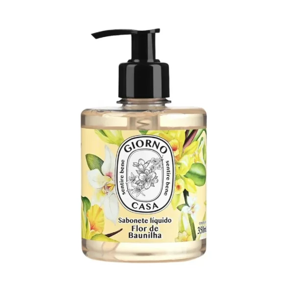 SABONETE LÍQUIDO GIORNO BAGNO FLOR DE BAUNILHA 350ML