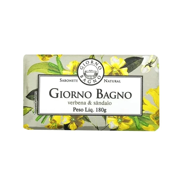 SABONETE GIORNO BAGNO VERBENA E SÂNDALO EM BARRA 180G