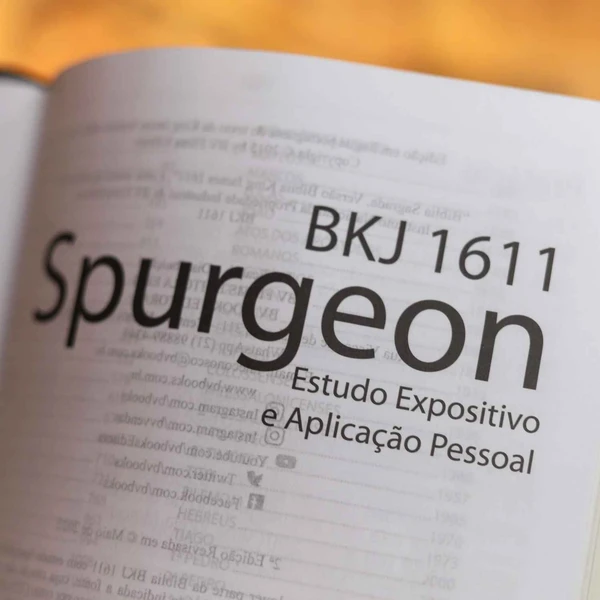 BÍBLIA BKJ FIEL 1611 ESTUDO SPURGEON - CAPA LUXO