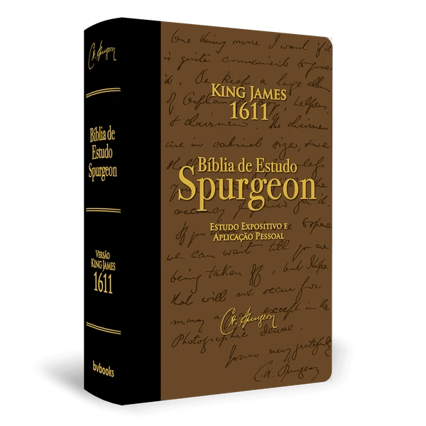 BÍBLIA BKJ FIEL 1611 ESTUDO SPURGEON - CAPA LUXO