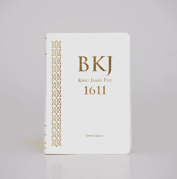 Kit Essencial de Estudo Bíblico ? BKJ Fiel 1611 Capa Branca + Guia Completo de Estudo
